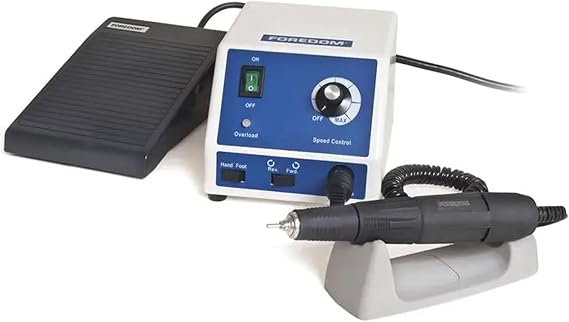 Micromotor Kit w/Rotary Handpiece MH-170 w/ 3/32 (2.35mm) Collet, Control Box HP4-917, Varible Speed Control Foot Pedal HP4-960 & Handpiece Cradle HP4-933