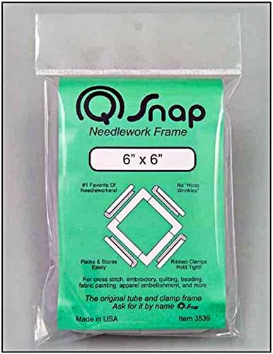 Frame Quilting Embroidery Cross Stitch 6" x 6"