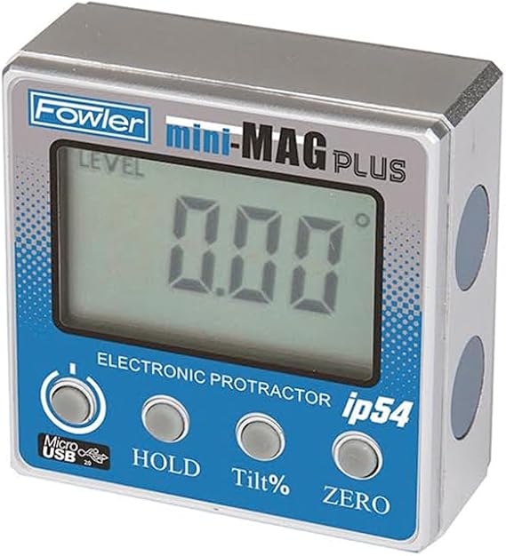 Fowler MINI-MAG Plus Protractor 54-422-500-0