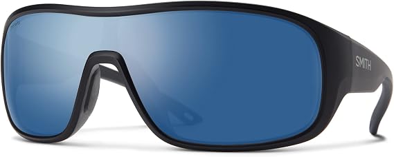 Smith Spinner Perfomance Sunglasses - Matte Black | Chromapop Polarized Blue Mirror