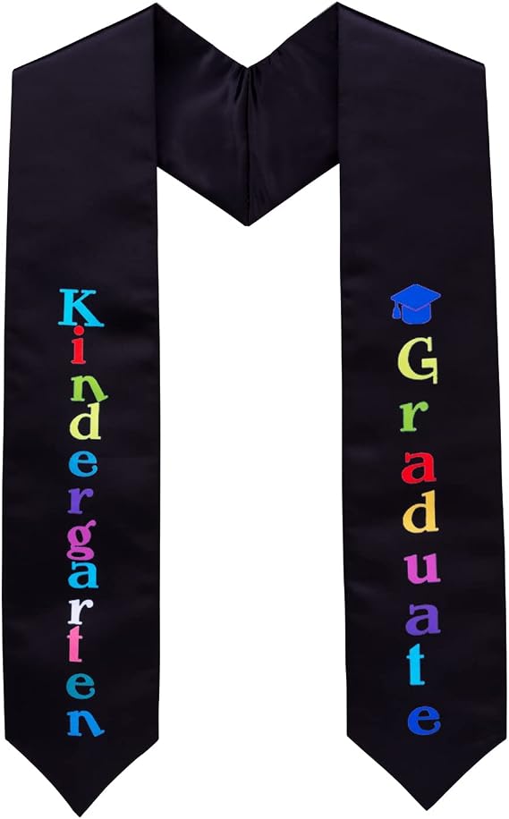 PARBEE Unisex Kids Preschool Graduation Stole Sash
