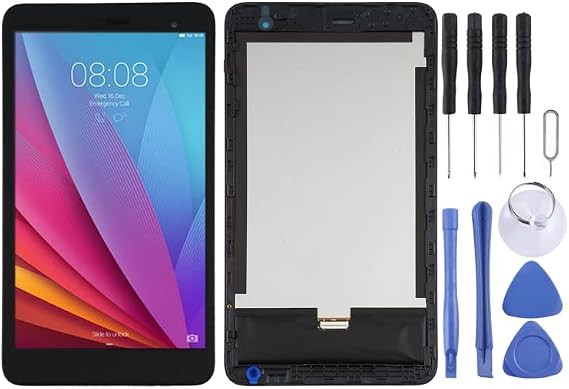 Screen Replacement OEM LCD Screen for Huawei MediaPad T1 7.0 / Honor Play MediaPad T1 T1-701 Digitizer Full Assembly with Frame(Black) Repair