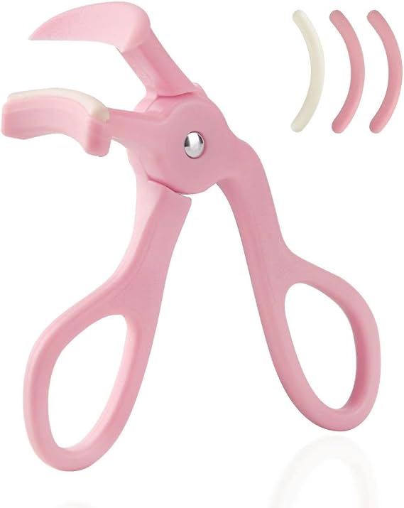 Eyelash Curlers,Eyelash Curler with 2 Silicone Refill Pads ,Eyelash Curler for No Pinching or Pulling,Curl Eyelashes & Lash Lift in Seconds,Lash Curler Makeup Tool for Women (Pink)