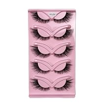 False Eyelashes,Lash Extension,Lash Clusters, 5-19mm, Includes 10 Clusters, Reusable Strip Lashes, Easy to Apply at Home DIY