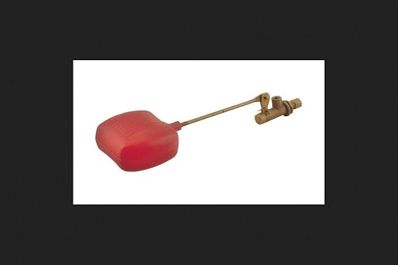 BK Products 12-11/16" H x 3-7/8" W Brass Red Evaporative Cooler Float Valve - Case of: 1