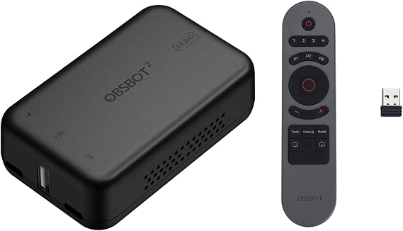 OBSBOT Tiny Series Smart Remote & UVC to HDMI 2.0 Adapter Combo, Streaming Kit for Tiny 2/Tiny 4K/TINY1080P