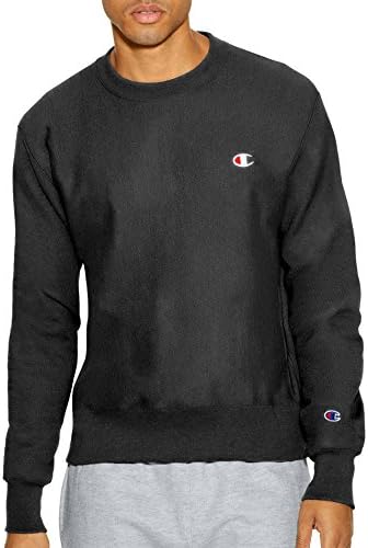 Champion Mens Crewneck Sweatshirt, Reverse Weave, Heavyweight Fleece Sweatshirt for Men
