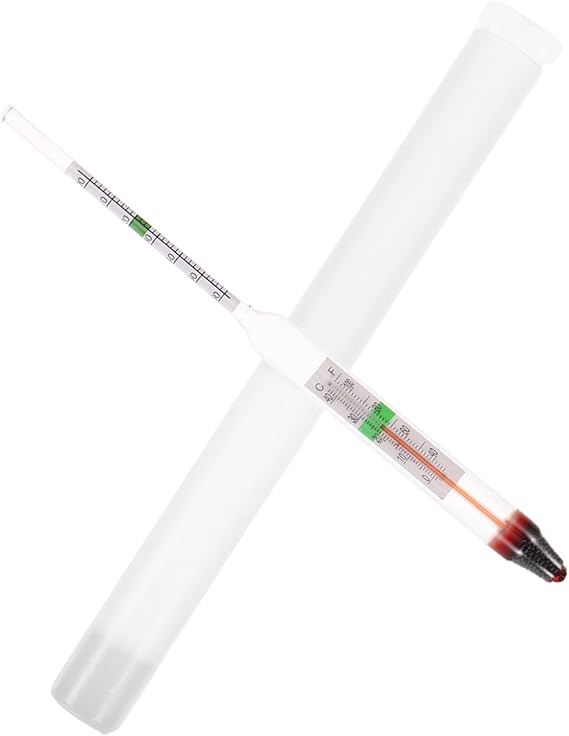 MERRYHAPY 1set High Precision Glass Hydrometer for Aquariums Accurate Water Salimeter Compact and Lightweight Design for Testing and Fishkeeping