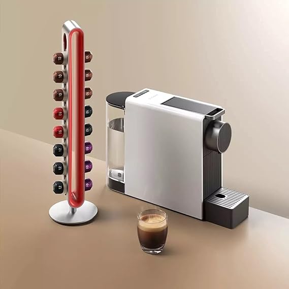 Coffee Maker Capsule Coffee Machine Coffee Maker Automatic Espresso Mini Coffee Machine 620ml Coffee Machine (Color : Black), 20240311