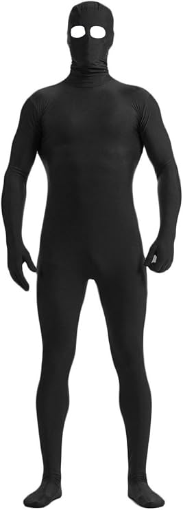 VSVO Men's Zentai Bodysuit with Eyes Open