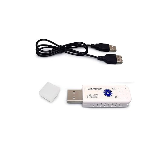 USB Hygrometer Thermometer Temperature Humidity Meter TXT Data Logger Recorder