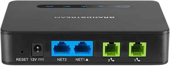 Grandstream HT812 V2 VoIP ATA 2-FXS Port (HT812-V2)