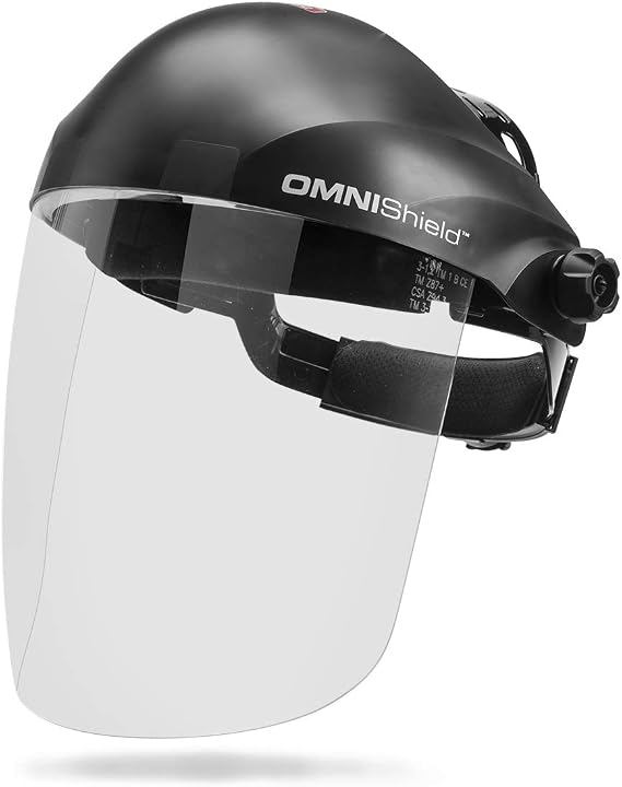 Lincoln Electric OMNIShield Professional Face Shield - High Density Clear Lens - Premium Headgear - K3750-1