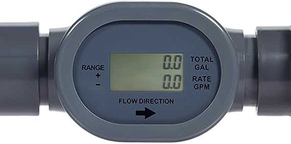 Flowmeter, 1" Irrigation, 2 Wire Pulse Powered with Display, Compatible with Rachio and Spruce Smart Irrigation Systems