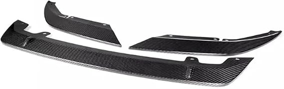Front Bumper Compatible For BMW M5 F90 2021+ Car Front Bumper Diverter Spoiler Diffuser lip chin Upgrade(FRP Matte Black)