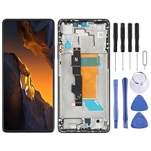 Mobile Displays for Xiaomi Poco F5 AMOLED Material LCD Screen Digitizer Full Assembly with Frame