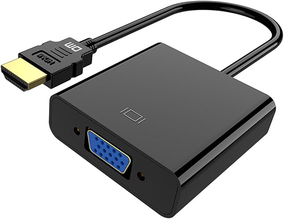 DM CHB020 HDMI to VGA Dişi Çevirici Adaptör Siyah