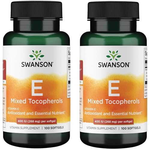 Swanson Vitamin E Mixed Tocopherols 400 Iu (268 Milligrams) 100 Sgels