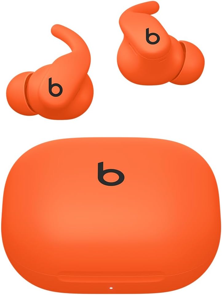 Beats - Powerbeats Fit - Wireless, Noise Canceling, Training Headphones with Superior Ear Compatibility; IPX4; up to 30 hours battery life with charging case; Compatible with Apple and Android - Energetic Orange