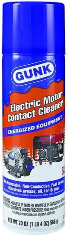 GUNK NM1 Electric Motor Contact Cleaner - 20 oz.