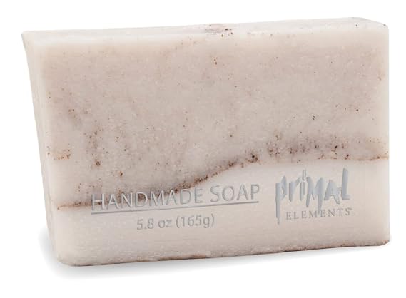 Primal Elements Wrapped Bar Soap, Rhassoul Clay, 5.8 Ounce