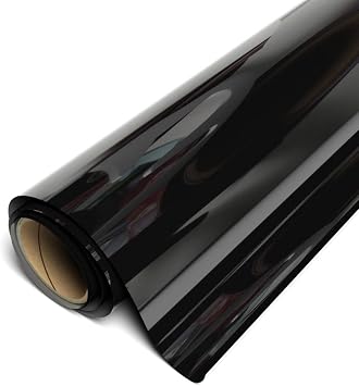 Siser EasyWeed Heat Transfer Vinyl 11.8" x 15ft Roll Black - Compatible with Siser, Cricut, Silhouette and Other Craft/Professional Cutters - CPSIA Certified