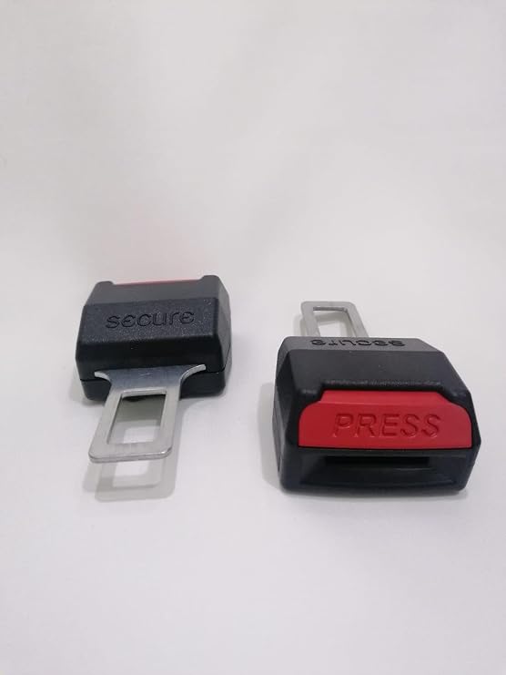 Seat belt BUCKLE & riser (BELT ATTACHABLE) BLACK COLOR