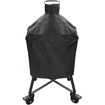 Grill Cover fit MiniMax & Mini Big Green Egg,Big Green Egg Accessories,Black Waterproof Full Grill Cover Smoker Accessories,Premium-Quality Fabric Outdoor Grill Cover for Big Green Egg