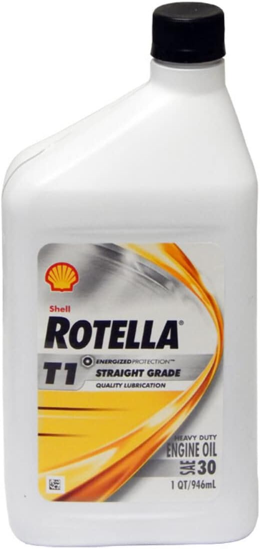 Shell Rotella T1 550019903 30W Straight Grade Engine Oil QUART