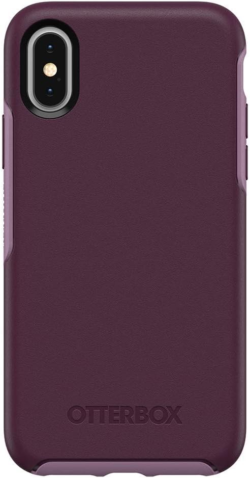 OTTERBOX SYMMETRY SERIES Case for iPhone Xs & iPhone X - Frustration FREe Packaging - TONIC VIOLET (WINTER BLOOM/LAVENDER MIST)