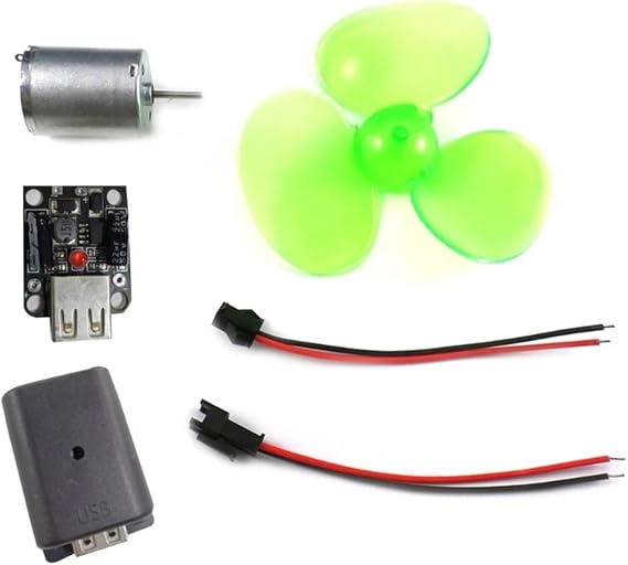 Portable Wind Generator Set Mini Wind Power Motor Micro Windmill Science Educational Tool Experiment Kit Learning Home Use