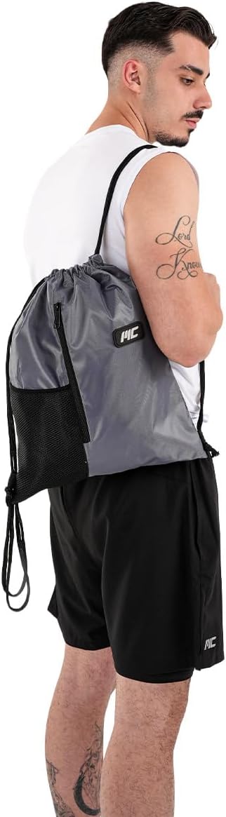 MuscleCloth Players Sackpack Spor Çanta Gri
