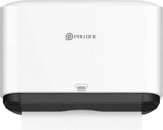 Pollock Commercial Paper Towel Dispenser Holder Wall Mount | Multi-fold Trifold C Fold Hand Towel Dispenser, Bathroom Paper Towel Dispenser, Toilet Paper Napkin Holder