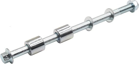 10mm 195mm Front Rear Wheel Rim Axle Spacers for 50cc 110cc 125cc 150cc 200cc Apollo SSR Dirt Pit Bike Quad (AXLE LENGTH 195MM)