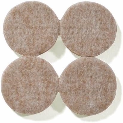 1-1/2" Diameter Heavy Duty Felt Pads - 24 Pcs (4 Pcs/Pad)
