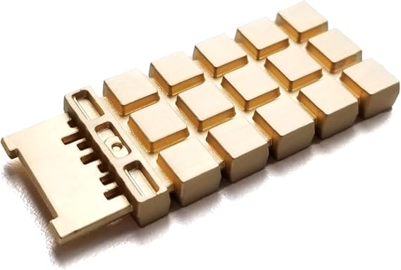 Terminator 2 - T800 Neural Net CPU - aka The Brain Chip (Brushed Brass)