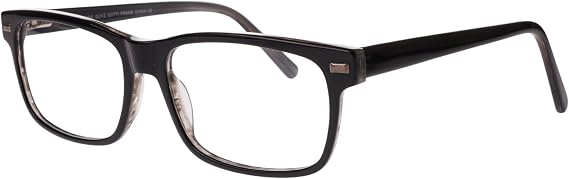 XPL Wide Guyz GOTTI Eyeglasses, Black Frame, 60-18-155 Size, Large Fit
