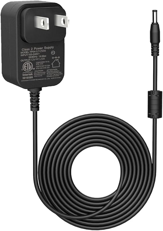 15W Alexa Power Cord Replacement for Echo Dot 3rd Generation, Echo Dot 4th Generation, Echo Dot 5th Generation, Echo Show 5 1st 2nd Gen, Echo Pop Power Adapter Charger