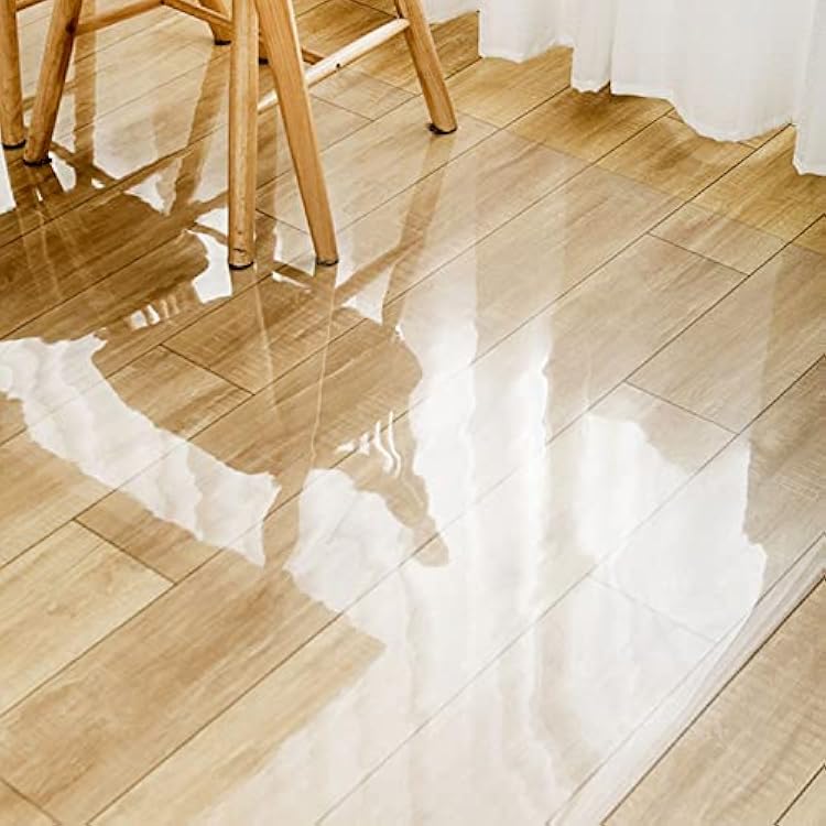 Hard-Floor Chair Mats Multi Sizes Transparent PVC Floor Mat, Hard Floor Desk Protector Mat, Made To Order, Rectangular Vinyl Waterproof Mat for Kitchen Bathroom, Non Slip Entrance Mat, Welcome Mat Mul