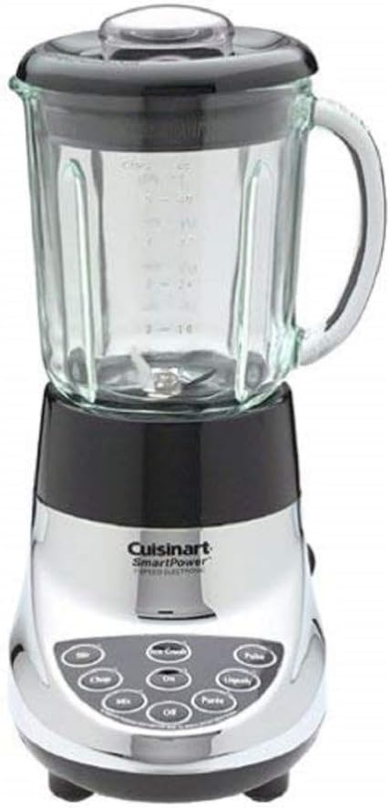 Cuisinart Blender SmartPower 40-Ounce 7-Speed Electronic, Polished Chrome, SPB-7CHP1