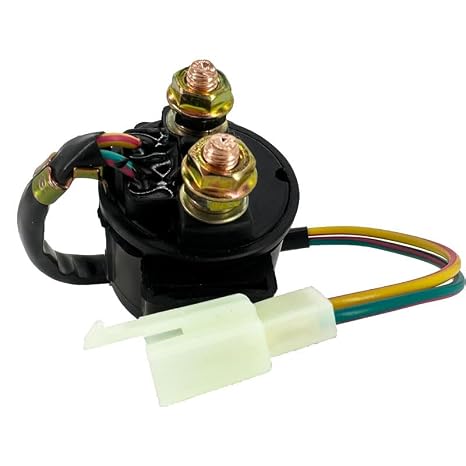 Starter Solenoid Relay GY6 50-250cc ATV Dirt Bike Scooter Go Kart | For 4-stroke GY6 engines, fits Roketa Taotao SSR Sunl Coolster, quad wheelers, copper contacts, plug and play, heat resistant