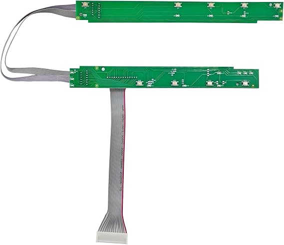 5304518467 Dishwasher User Interface Control Button Assembly Replacement | Applicable models FFID2426TS5A,FFID2426TS4A,FFID2426TS3A,FFID2426TS2A,FFID2426TS6A,LFID2426TF2A,FFID2426TB0A