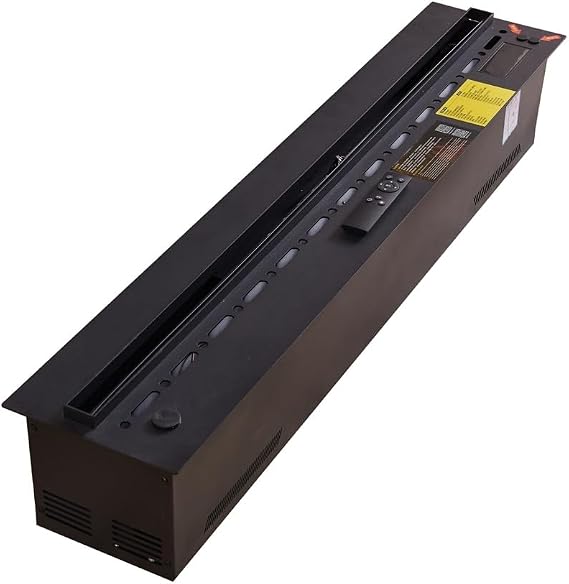 Indoor Fireplace Electric 128-color Adjustable Mist Fireplace Smart Ultra-thin Steam 3D Simulated Flame Decoration Electronic Fireplace With Heating Function Vertical Fireplace Electric ( Color : Stai