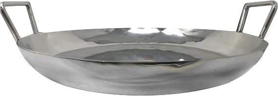 Stainless steel Jalebi Kadai with flat wok-20