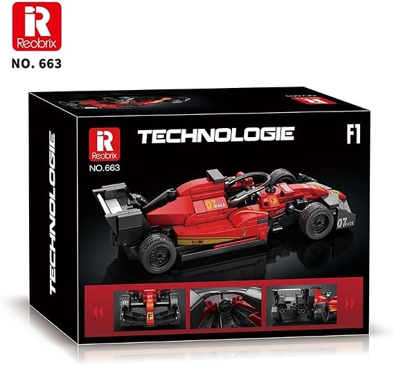 Reobrix Technic 663 Ferrari Formula F1 Yarış Arabası Yaratıcı Yapı Blok Seti Building Blocks - 245 Parça
