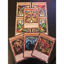 Yugioh EXODIA and GOD Cards 200 Card Lot with Rares.