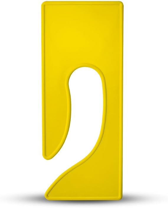 Blank King Rectangle Dividers and Quantities (25, Yellow)
