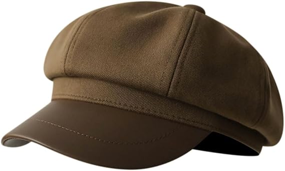 Ladies Classic Berets Flat Beret Caps Elegant Peaked Cap Hats Vintage Fall Winter Hat with Visor