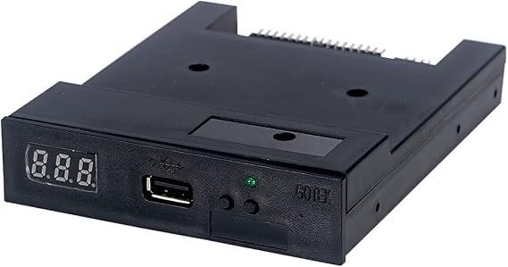 GoTEK SFR1M44-U100 3.5 Inch 1.44MB USB SSD Floppy Drive Emulator Black