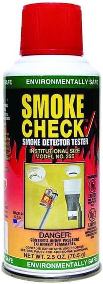 Home Safeguard 25S 2.5-Oz. Smoke Detector Tester Spray by Home Safeguard
